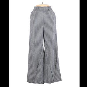 High waisted wide leg pants